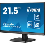 iiyama XU2293HSU-B7, LED-skærm Sort (mat)