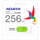 ADATA AUV320-256G-RWHGN, USB-stik Hvid/Grøn