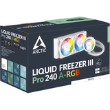 ARCTIC Liquid Freezer III Pro 240 A-RGB Processor Alt-i-en væskekøler 12 cm Hvid 1 stk, Vandkøling Hvid, Alt-i-en væskekøler, 12 cm, 131 m³/t, Hvid