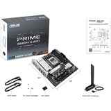 ASUS PRIME B840M-A WIFI AMD B840 Sokkel AM5 micro ATX, Bundkort AMD, Sokkel AM5, AMD Ryzen 7000 Series, AMD Ryzen 8000 Series, AMD Ryzen 9000 Series, Sokkel AM5, DDR5-SDRAM, 192 GB