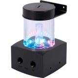 Alphacool Core 100 Aurora Udjævningsbeholder D5/VPP Acetal/Akryl, Ekspansion tank Sort