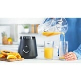 Bosch Serie 4 MMB6141B blender 1,5 L Bordplade blender 1200 W Sort, Stander rørmaskine Sort, Bordplade blender, 1,5 L, Impulsfunktion, Knusning af is, 1 m, 1200 W