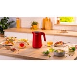 Bosch TWK2M164 elkedel 1,7 L 2400 W Sort, Grå, Rød Rød, 1,7 L, 2400 W, Sort, Grå, Rød, Plast, Vandmåler, Overophedningsbeskyttelse