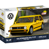 COBI Volkswagen Golf GTI (1976-1983), Bygge legetøj Gul