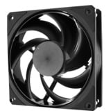 Cooler Master Mobius 120 Black Edition, Sag fan Sort