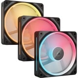 Corsair iCUE LINK LX120-R RGB Reverse, Sag fan Sort