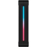 Corsair iCUE LINK LX120-R RGB Reverse, Sag fan Sort