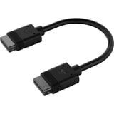 Corsair iCUE LINK kabel, 100mm, lige Sort
