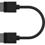 Corsair iCUE LINK kabel, 100mm, lige Sort