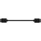 Corsair iCUE LINK kabel, 100mm, lige Sort