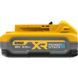 DEWALT Powerstack batteri DCBP318, 18Volt 3,5Ah Gul/Sort