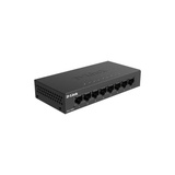 D-Link DGS-108GL Ikke administreret Gigabit Ethernet (10/100/1000) Sort, Switch Ikke administreret, Gigabit Ethernet (10/100/1000)