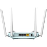 D-Link R15 trådløs router Gigabit Ethernet Dual-band (2,4 GHz / 5 GHz) Hvid Wi-Fi 6 (802.11ax), Dual-band (2,4 GHz / 5 GHz), Ethernet LAN, Hvid, Bordplade router