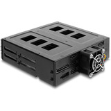 DeLOCK 5,25″ udskiftningsramme til 6 x 2,5″ SATA eller SAS HDD / SSD med lås, Monteringsrammen 