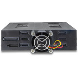 DeLOCK 5,25″ udskiftningsramme til 6 x 2,5″ SATA eller SAS HDD / SSD med lås, Monteringsrammen 