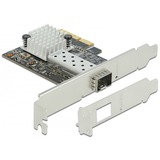 DeLOCK 89100 interface-kort/adapter Intern PCIe, SFP+, Netværkskort PCIe, PCIe, SFP+, Lavprofil, PCIe 3.0, Rustfrit stål, PC