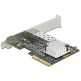 DeLOCK 89100 interface-kort/adapter Intern PCIe, SFP+, Netværkskort PCIe, PCIe, SFP+, Lavprofil, PCIe 3.0, Rustfrit stål, PC