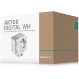 DeepCool AK700 DIGITAL WH, CPU køler Hvid