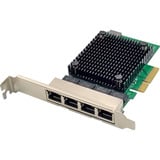 Digitus 4-port 2,5G Ethernet, Netværkskort 