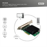 Digitus 4-port 2,5G Ethernet, Netværkskort 