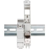 Digitus Keystone kabinet til DIN-skinne montering, IP20, Boliger Hvid