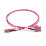 Digitus LWL patchkabel, duplex, LC > SC stik, multimode OM4 lys violet