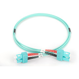 Digitus LWL patchkabel, duplex, SC > SC stik, multimode OM3 Turkis