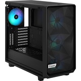 Fractal Design Meshify 2 RGB Sort, Towerkabinet Sort, PC, Sort, ATX, EATX, micro ATX, Mini-ITX, Stål, Hærdet glas, Flere, Kabinet faner