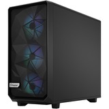 Fractal Design Meshify 2 RGB Sort, Towerkabinet Sort, PC, Sort, ATX, EATX, micro ATX, Mini-ITX, Stål, Hærdet glas, Flere, Kabinet faner