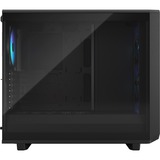 Fractal Design Meshify 2 RGB Sort, Towerkabinet Sort, PC, Sort, ATX, EATX, micro ATX, Mini-ITX, Stål, Hærdet glas, Flere, Kabinet faner