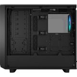 Fractal Design Meshify 2 RGB Sort, Towerkabinet Sort, PC, Sort, ATX, EATX, micro ATX, Mini-ITX, Stål, Hærdet glas, Flere, Kabinet faner