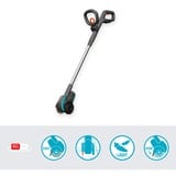 GARDENA Akku-Fugenbørste EasyWeed 1800/18V P4A solo, Weed Remover grå/Turkis