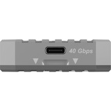 ICY BOX IB-1919M-C42 SSD kabinet Sølv M.2, Drev kabinet Sølv, SSD kabinet, M.2, PCI Express, 40 Gbit/sek., Hot-swap, Sølv