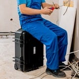 KNIPEX Værktøjskasse "Robust45 Move" Elektrisk, 63 dele, Værktøjssæt Sort