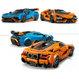 LEGO Lamborghini Revuelto og Huracán STO, Bygge legetøj Byggesæt, 10 År, Plast, 607 stk, 692 g