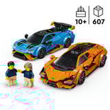 LEGO Speed Champions Lamborghini Revuelto og Huracán STO, Bygge legetøj Byggesæt, 10 År, Plast, 607 stk, 692 g