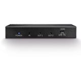 Lindy 38235 video-splitter HDMI 2x HDMI, HDMI splitter Sort, HDMI, 2x HDMI, 3840 x 2160 pixel, Sort, Metal, CE, FCC, RoHS, REACH, California Proposition 65