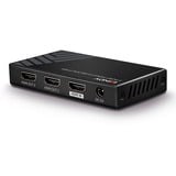 Lindy 38235 video-splitter HDMI 2x HDMI, HDMI splitter Sort, HDMI, 2x HDMI, 3840 x 2160 pixel, Sort, Metal, CE, FCC, RoHS, REACH, California Proposition 65
