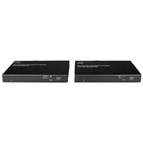 Lindy 38349 AV forlænger AV sender & modtager Sort, HDMI-udvidelse forlænger Sort, 3840 x 2160 pixel, AV sender & modtager, 70 m, Ledningsført, Sort, HDCP