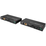 Lindy 38349 AV forlænger AV sender & modtager Sort, HDMI-udvidelse forlænger Sort, 3840 x 2160 pixel, AV sender & modtager, 70 m, Ledningsført, Sort, HDCP