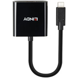 Lindy USB Type C til HDMI 4K60 Konverter, Adapter Sort