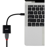 Lindy USB Type C til HDMI 4K60 Konverter, Adapter Sort