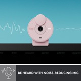 Logitech Brio 300, Webcam Rosa