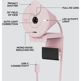 Logitech Brio 300, Webcam Rosa