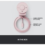 Logitech Brio 300, Webcam Rosa