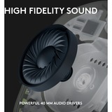 Logitech G435 LIGHTSPEED, Gaming headset Hvid