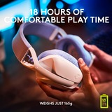 Logitech G435 LIGHTSPEED, Gaming headset Hvid