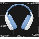 Logitech G435 LIGHTSPEED, Gaming headset Hvid