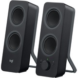 Logitech Z207 Bluetooth® Computer Speakers Sort Kabel & trådløs 5 W, PC-højttaler Sort, 2.0 kanaler, Kabel & trådløs, 5 W, Sort