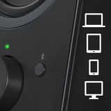 Logitech Z207 Sort Kabel & trådløs 5 W, PC-højttaler Sort, 2.0 kanaler, Kabel & trådløs, 5 W, Sort
